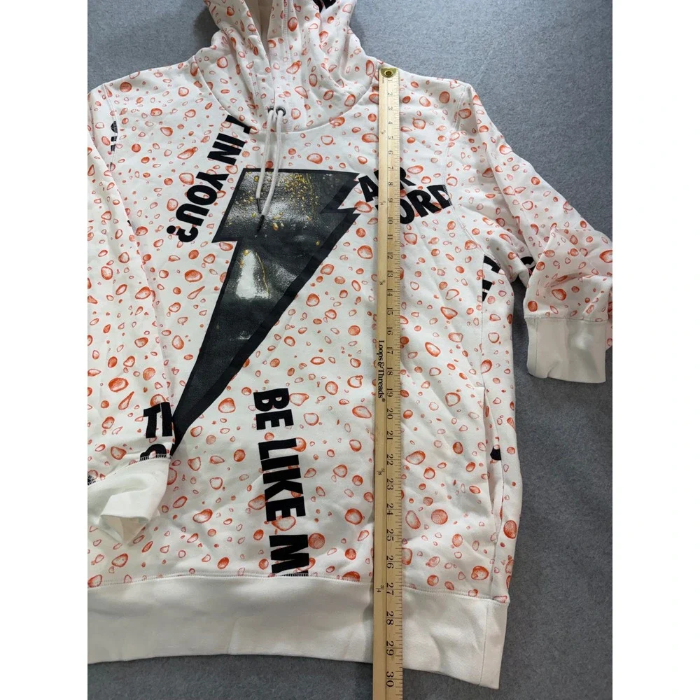 Jordan Gatorade Be Like Mike Hoodie White Orange AH7913-100 XL - Picture 6 of 11